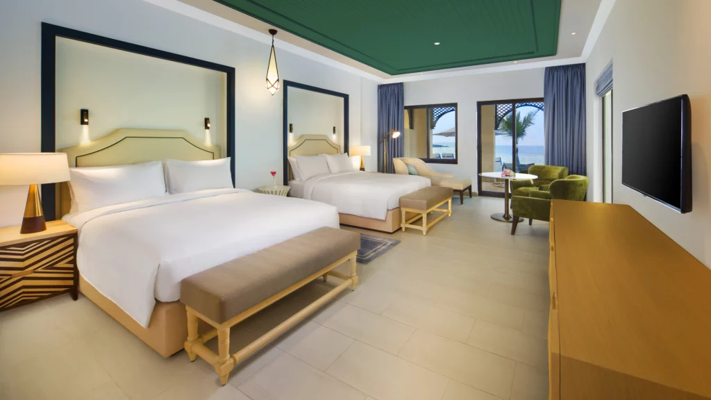Queen Superior Al Bahr Sea Villa Ground Floor – bedroom
